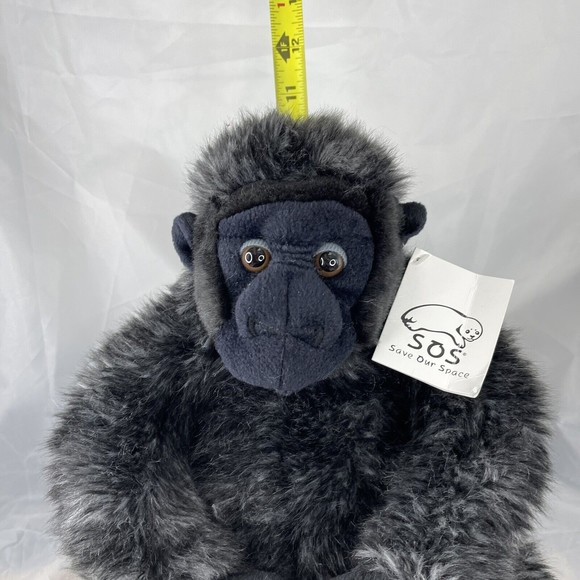 SOS Save Our Space Gorilla Ape Monkey Stuffed Animal Plush San Diego Zoo - Picture 5 of 11